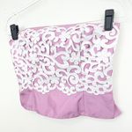 Chetta B Vintage Lilac Lace Strapless Top Photo 3