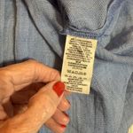 Free People  Thats a
Wrap Shirt Chambray Combo Blue Photo 7