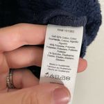 Current Air  Blue V Neck Knotted Hem Short Sleeve Shirt Small Photo 2