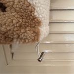 Aelfric Eden  Women’s Bear Print Puffer Jacket - Cream and Brown Photo 6