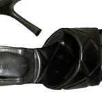 Forever 21 Black Square Toe Quilted High Heel Size 8 Going Out Career Minimalist Photo 1