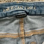 American Eagle  Outfitters Light Blue Distressed Super High Rise Skinny Jeans Photo 6