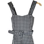 Faithfull the Brand Liv Jumpsuit Emelinah Check Wide Leg Linen XS Photo 3