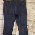 Boom Boom Jeans Boom Boom dark denim bootcut jeans gold stitching and trim juniors Size 7 Photo 8