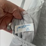 Vtg JC Penny Women’s Gray Retro Coquette Lace Tank 34/12 + Size undefined Photo 4