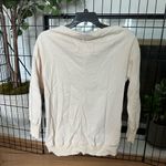 Pilcro  Soft Cream Knit Top Size Small Photo 2