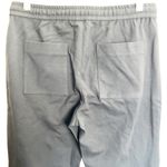 Banana Republic  Black Pull On Straight Leg Side Stripe Dress Pants Photo 3