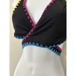 Lucky Brand  Night Dreamer Swimwear Wrap Bikini Top EUC Size M Photo 5