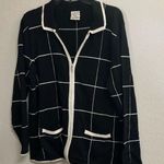Allison Daley  zip front cardigan large Photo 0