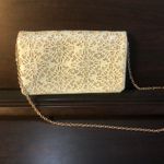 Street Level NWOT Blue and Gold Mini  
Purse Wallet Clutch w/ Removable Chain Strap Photo 8