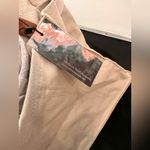 Charleston Bags Home Market Beige Canvas Bag NWT 6 Pockets Sturdy Brown Photo 1