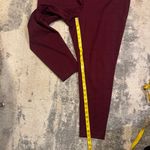 Croft & Barrow Women's NWT Burgundy Checkered Pants Photo 4