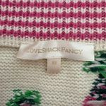 Love Shack Fancy  Pawley Skirt Size XS Ivory Pink Knit Mini Strawberry Cherry Print Photo 8