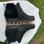Sorel Evie Pull On Wedge Ankle Boots Black Waterproof Size 6.5 Photo 4