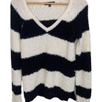 Sanctuary  Black White Color Block Sweater Size‎ Medium Photo 0