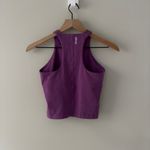 Allbirds Natural Run Form Tank Top Cropped Purple Lyocell Merino Wool Stretch XS Photo 1
