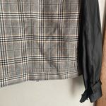 Jenni Kayne  Plaid Wool and Leather Moto Jacket Photo 9