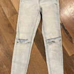 Aeropostale Womens High Waisted Distressed Jegging Size 00 Blue Stretch Photo 2