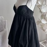 Acler Palermo Black Bubble Hem Spaghetti Straps Mini Dress Size 8 Photo 6