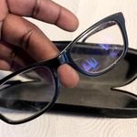 Nike 5509 010 Black White Square Eyeglasses Frames 48-17 130 Designer W/ Case Photo 4