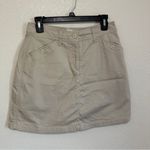 Croft & Barrow Women’s Khaki Cargo Stretch Skort Mini Skirt Size 6 Photo 1