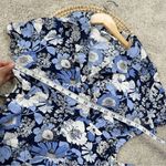 & Other Stories & Other Stories Women’s Tie Waist Mini Dress Shortsleeve in Floral Print Blue 10 Photo 13