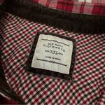 Old Navy  Red Plaid Western Shirt Pearl Snaps Soft Cotton Womens Plus Size XXL Photo 4