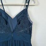 Azazie Maren Allure Bridesmaid Dress Formal Pine Green Blue Size 2 Wedding Photo 7