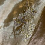 Vintage Moon Dance Silky Pajama Set Size M Yellow Size M Photo 3