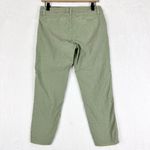 Frank & Eileen Frank Eileen Wicklow Crop Chino Pants Size 4 Cotton Linen Flax Sage Green Photo 1