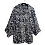 Stella McCartney Kimono Cape Coat Gray Wool Cashmere Size 2 Rare Photo 1