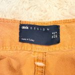 ASOS  women’s Orange Cargo Pants size 4 Photo 2