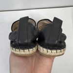 Cole Haan  Size 7.5 Marli Espadrille Leather Canvas D'Orsay Jute Cap-toe Shoes Photo 10