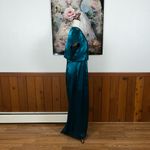 Gorgeous Vintage 90s JR Nite Iridescent Teal Mother of the Bride Gown! Size 14 Photo 4