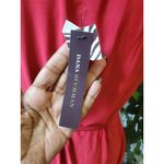 Dana Buchman  Women's size XS Red Geo Sleeveless Belted Dress Photo 7