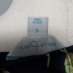 Belle Sky  navy floral bell sleeve blouse size small Photo 6