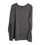 L.L.Bean Long Sleeve Twist Front Top Plus Size 1X Activewear Gray Photo 3