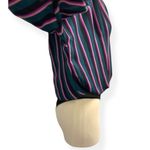 ASTR  Women’s Plunging V Neck Bodysuit Blue Pink Stripe Long Sleeve Top‎ Size Med Photo 6