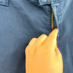 RED Valentino Navy Blue Cargo Pants Ankle Skinny Bow Detail Size Size 6 Photo 5