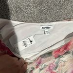 EXPRESS floral one shoulder ruffle romper size large NWT Photo 2