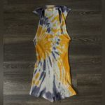 ZARA Orange and Purple One Piece Jumpsuit Photo 3