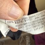 ZARA Velour Black Mini Dress Size Medium Statement Arms Gothic Whimsigoth Witchy Photo 5