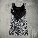 Lilly Pulitzer Dress Womens 00 Black White Zebra Print Sheath Sequins Going Out Photo 3