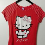 Hello Kitty 2017  XOXO T Shirt Red Small Cartoon Character Double Sided Graphic S Photo 11