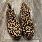 Lucky Brand Leopard Print Boots Real Hair Booties Mobwife Photo 2