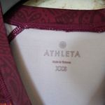 Athleta | Purple Paisley Long Sleeve Swim Rashguard Photo 3