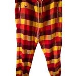 Aviator Nation Unisex XL Plaid Lounge Pants Flannel Relaxed Fit in Red Photo 0