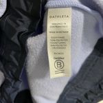 Athleta Zion Periwinkle Pullover Fleece Jacket 1/4 Zip Pocket Lavender Black Med Photo 3