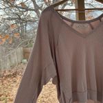 Free People  We The Free Santa Clara Thermal Top Tan Size XS Photo 4
