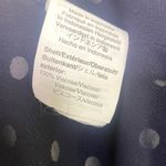 J.Crew Classy Lightweight Polka Dot Lined Short Sleeves Midi Dress 4 Navy Blue Photo 7